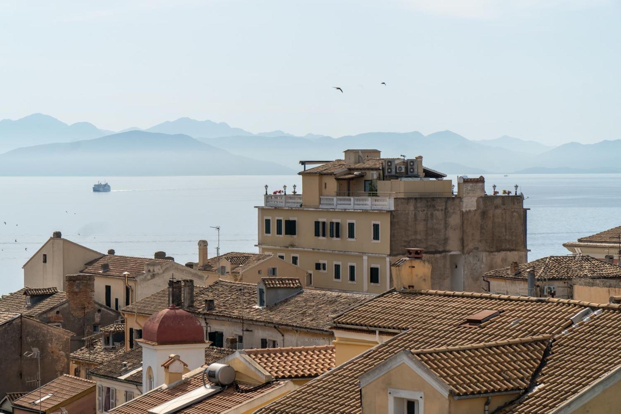 Corfu Panoramic View All The City Exterior foto